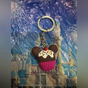 🍁🍁 Disney Cupcake Key Holder - Pink and Brown